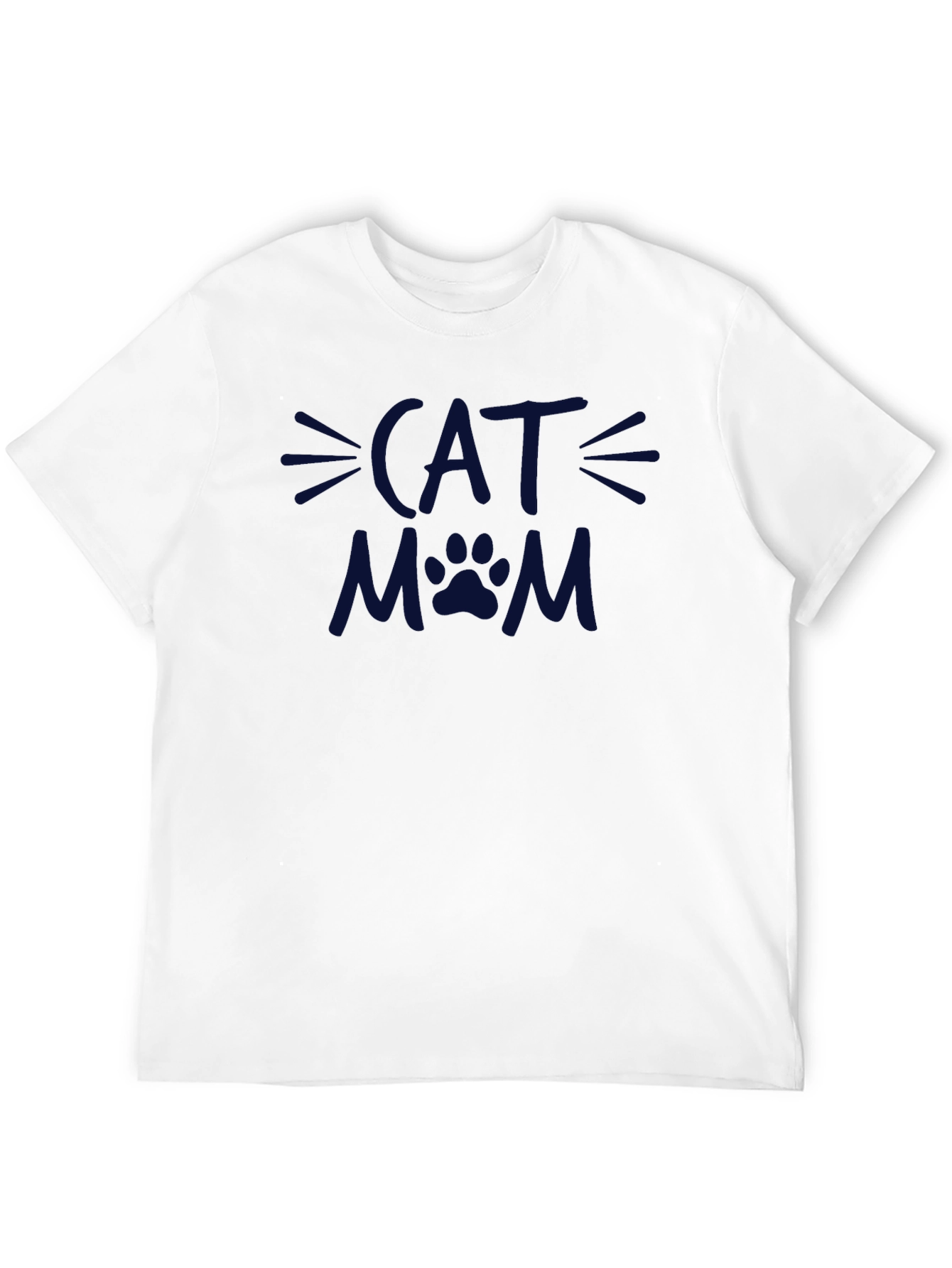 Cat Mom T-Shirt - Black