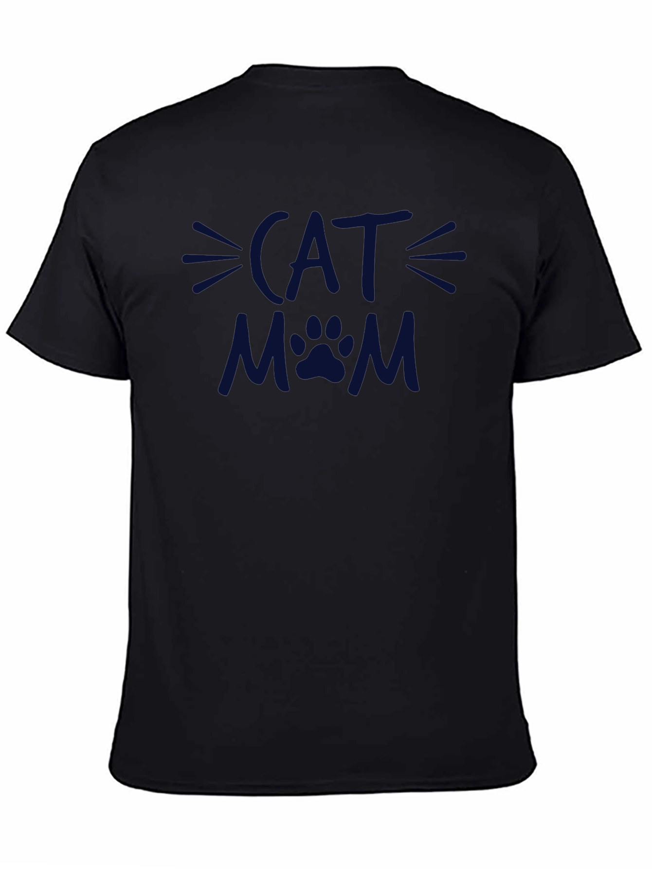Cat Mom T-Shirt - Black