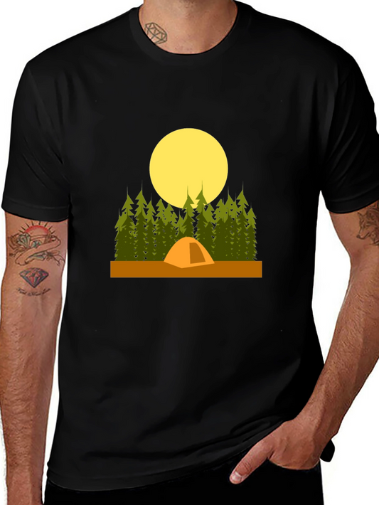 Camping Night T-Shirt - Nature Lovers Tee