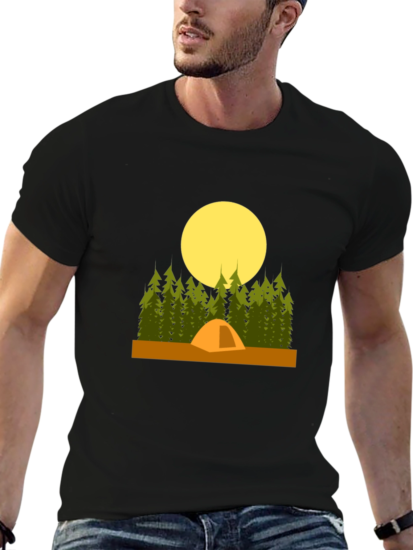 Camping Night T-Shirt - Nature Lovers Tee
