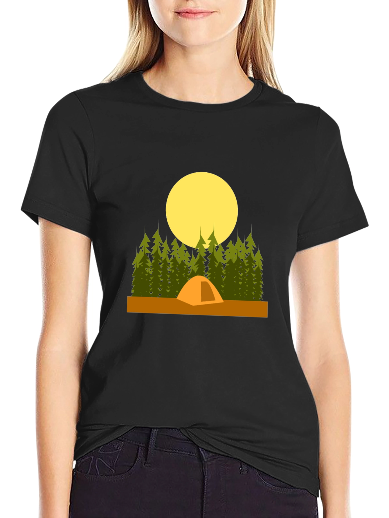 Camping Night T-Shirt - Nature Lovers Tee