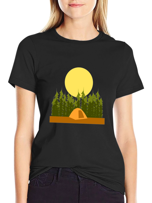 Camping Night T-Shirt - Nature Lovers Tee