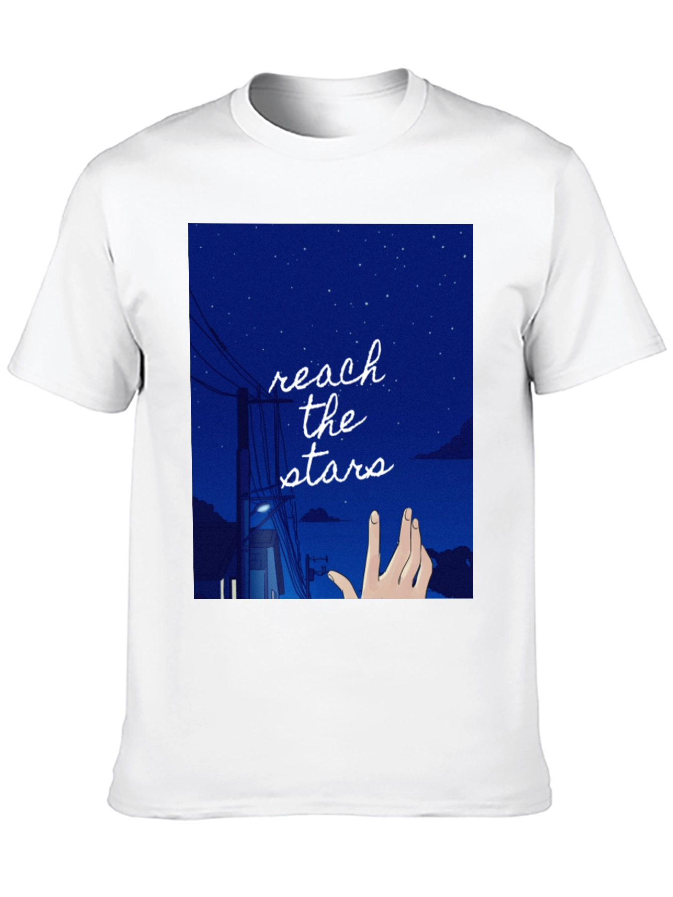Reach for the Stars Graphic Tee - Black