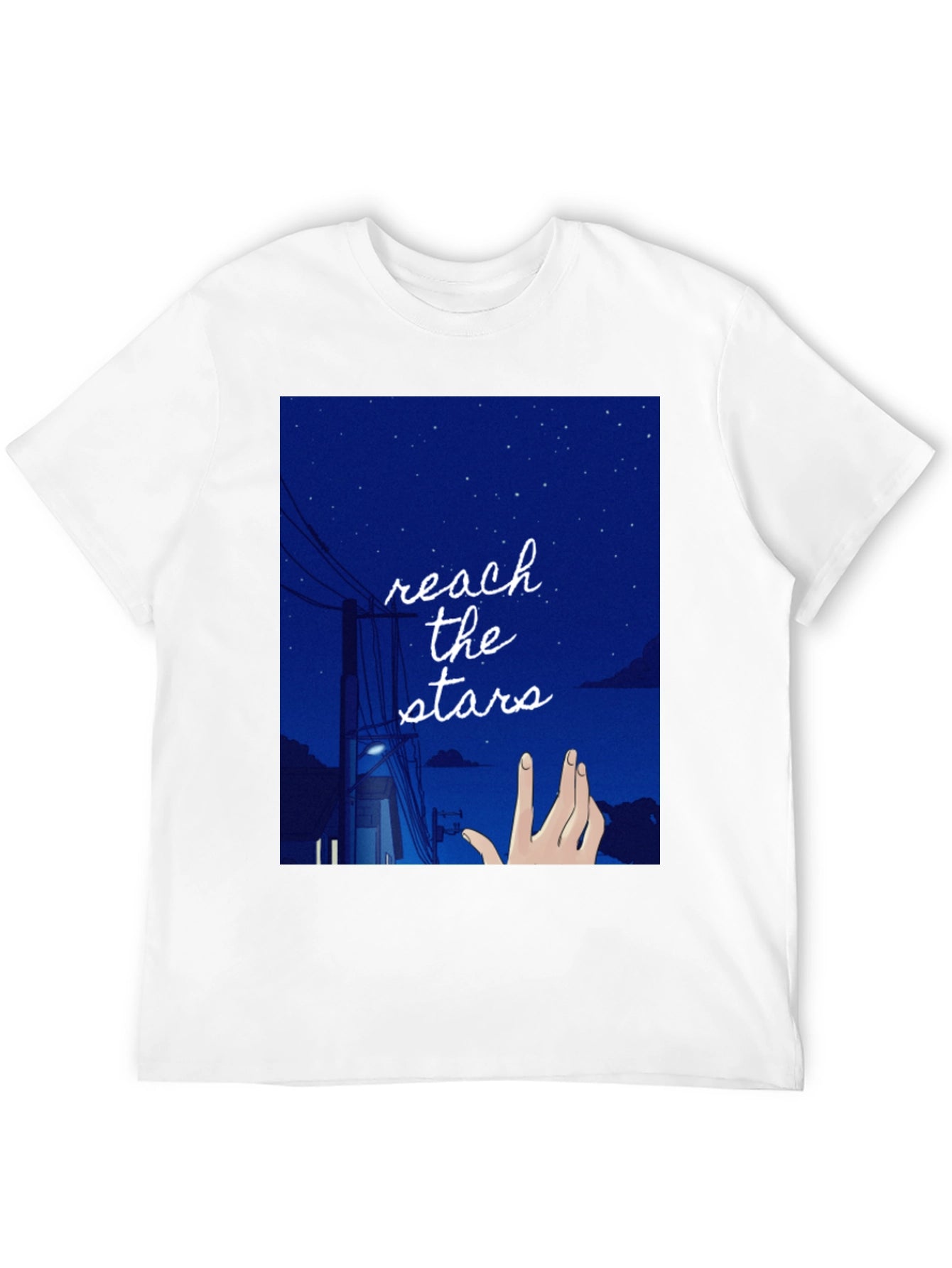 Reach for the Stars Graphic Tee - Black