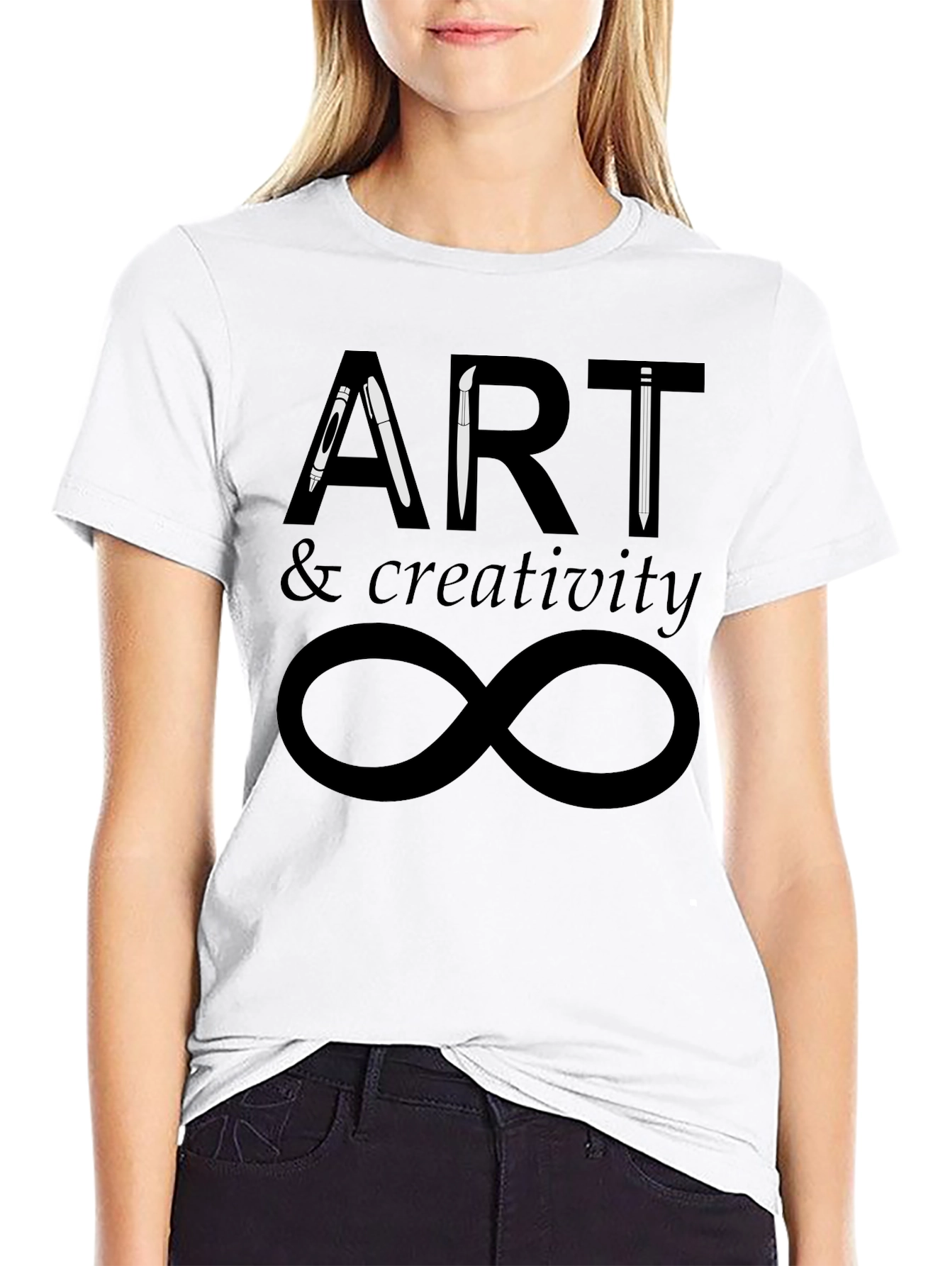Art & Creativity Infinity T-Shirt - Black