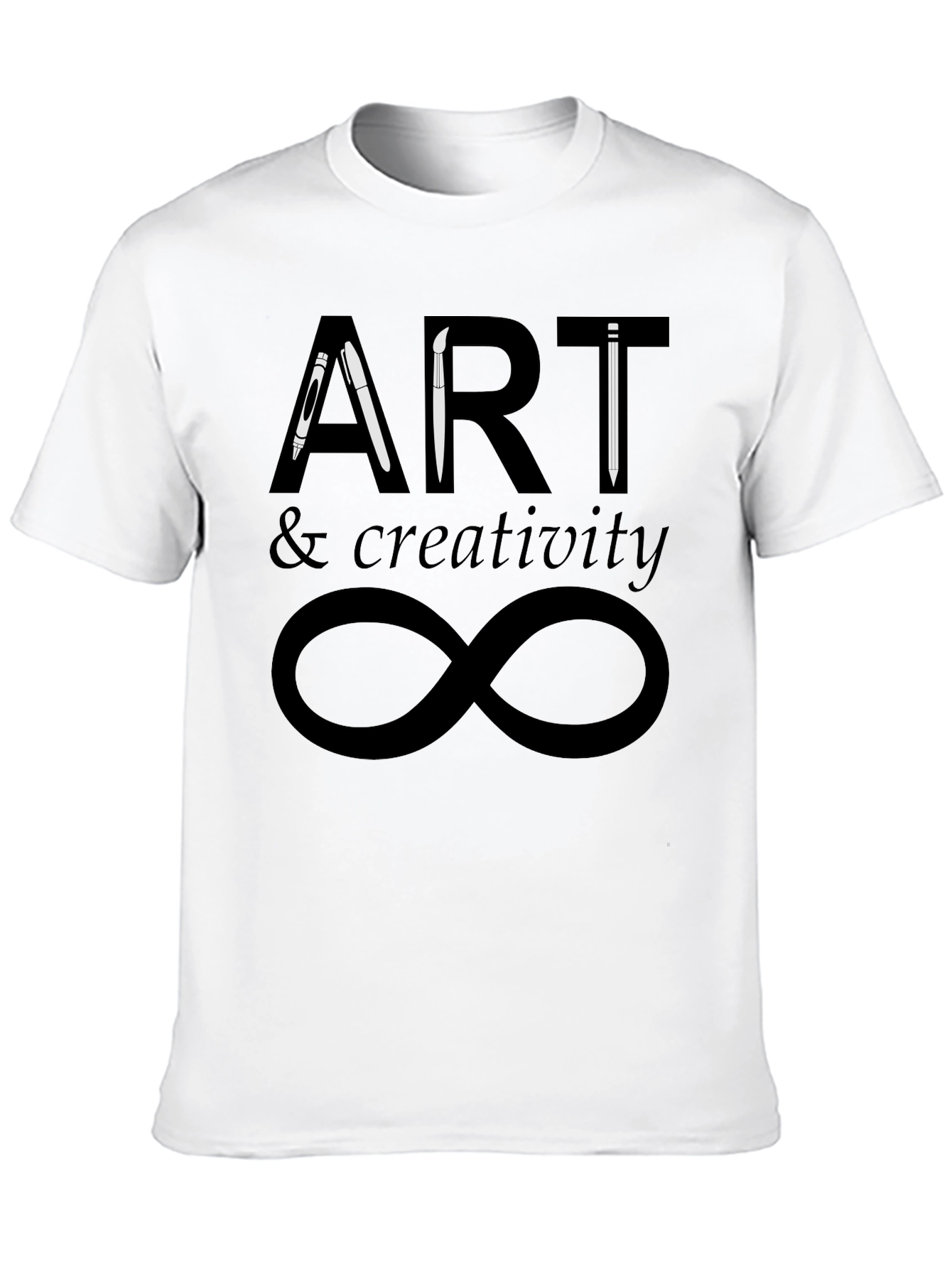 Art & Creativity Infinity T-Shirt - Black