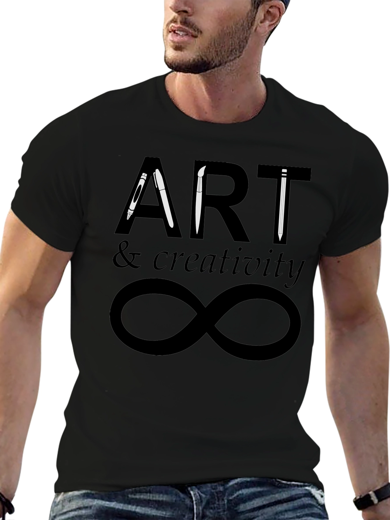 Art & Creativity Infinity T-Shirt - Black