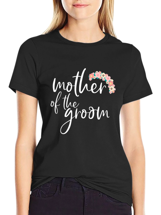 Mother of the Groom Floral T-Shirt