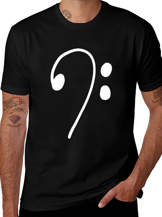 Bass Clef T-Shirt - Music Lover Tee