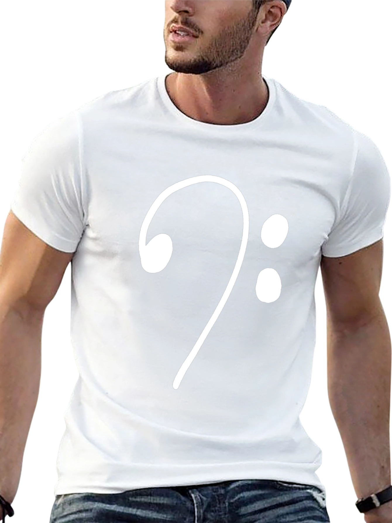 Bass Clef T-Shirt - Music Lover Tee