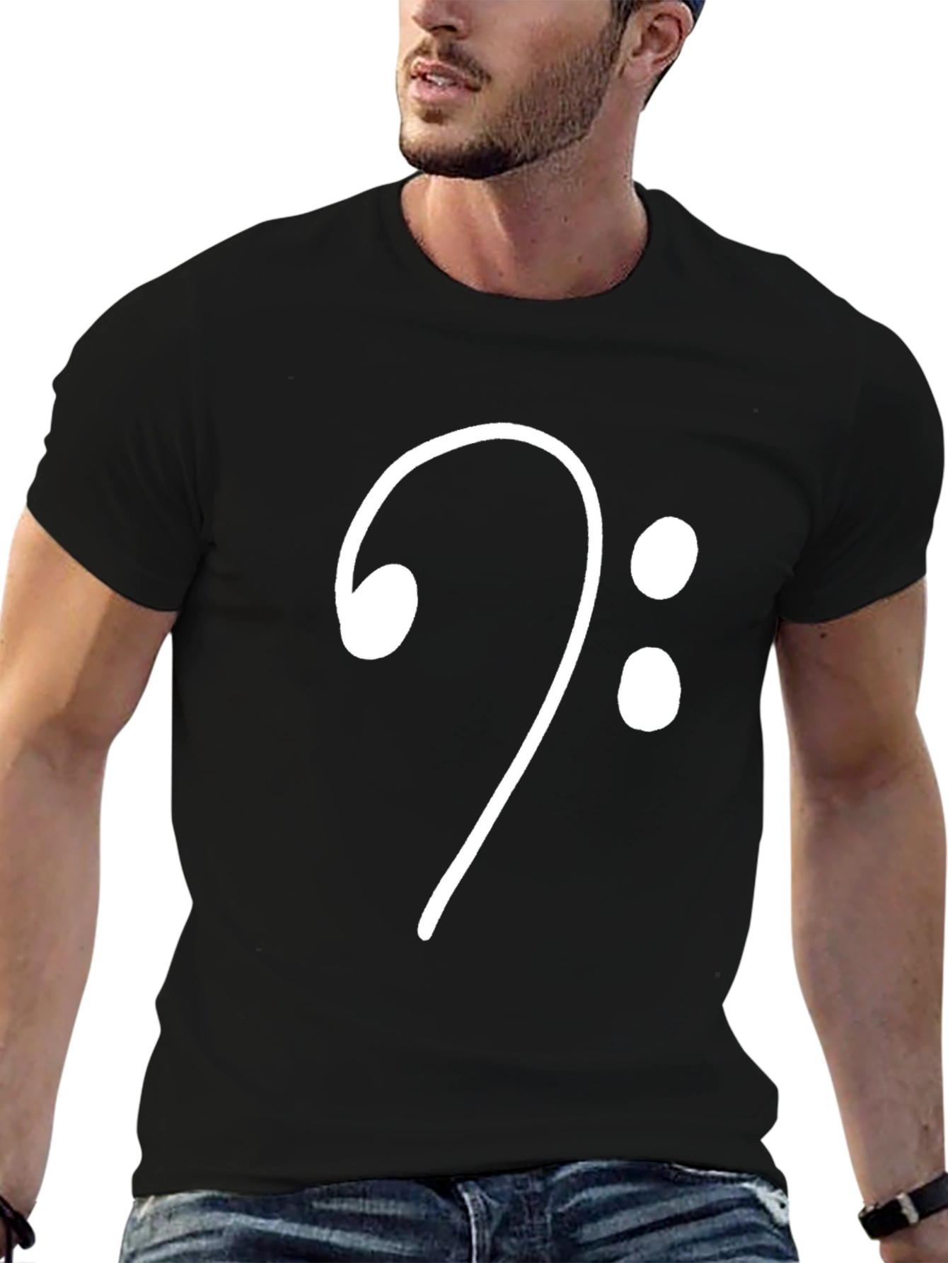 Bass Clef T-Shirt - Music Lover Tee