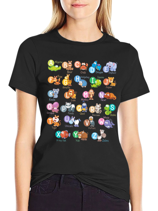 Animal Alphabet T-Shirt - Educational ABC Shirt