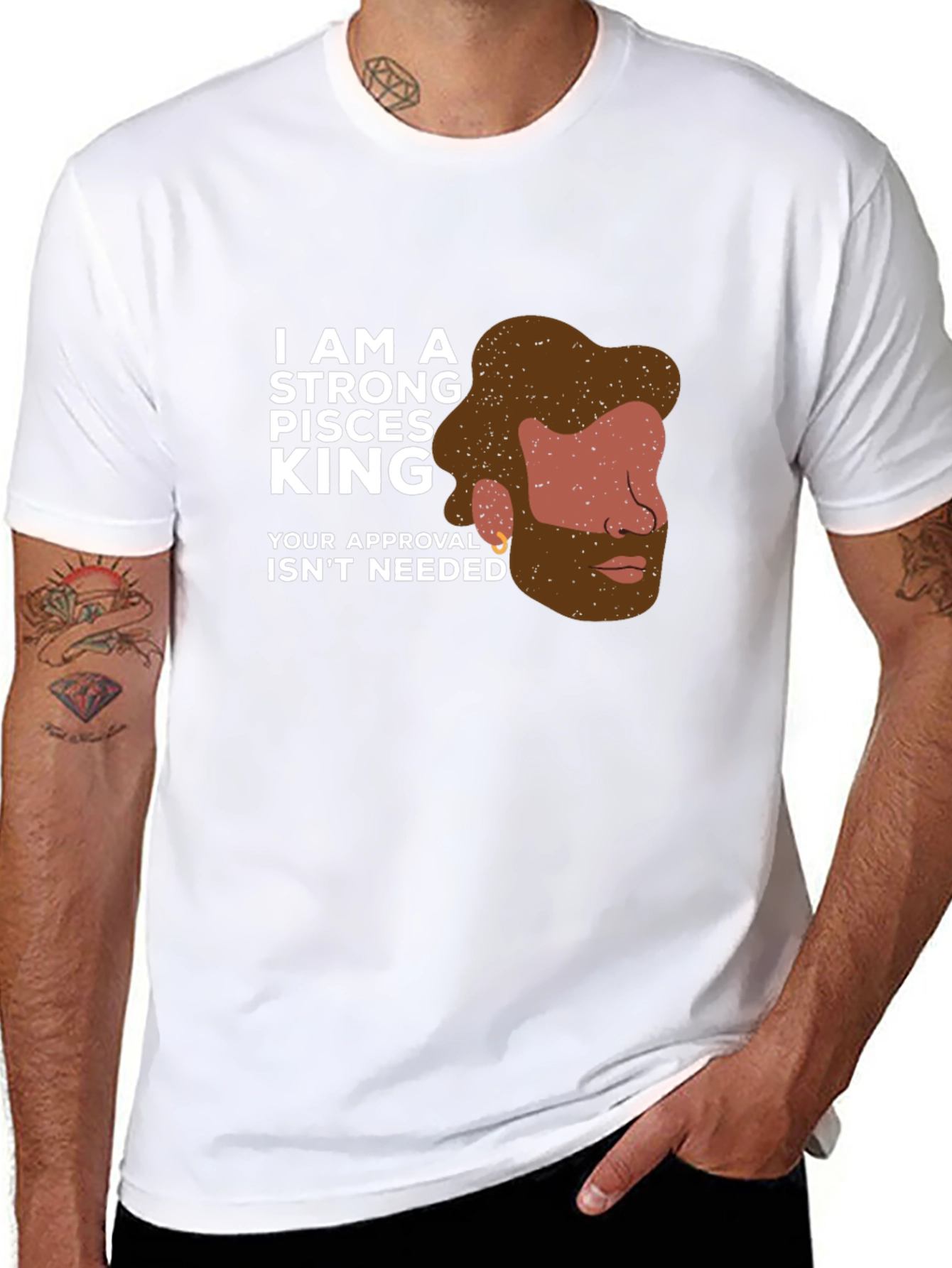 Strong Pisces King Graphic Tee