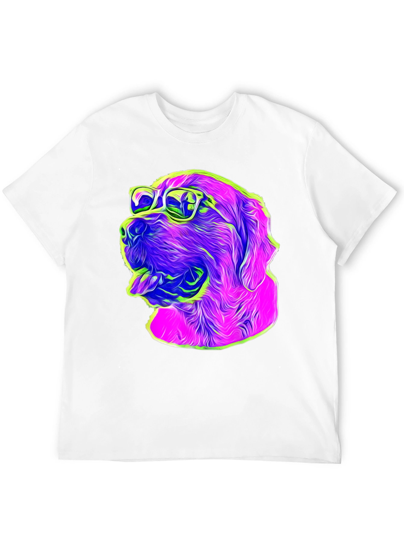 Cool Dog Graphic T-Shirt - Black