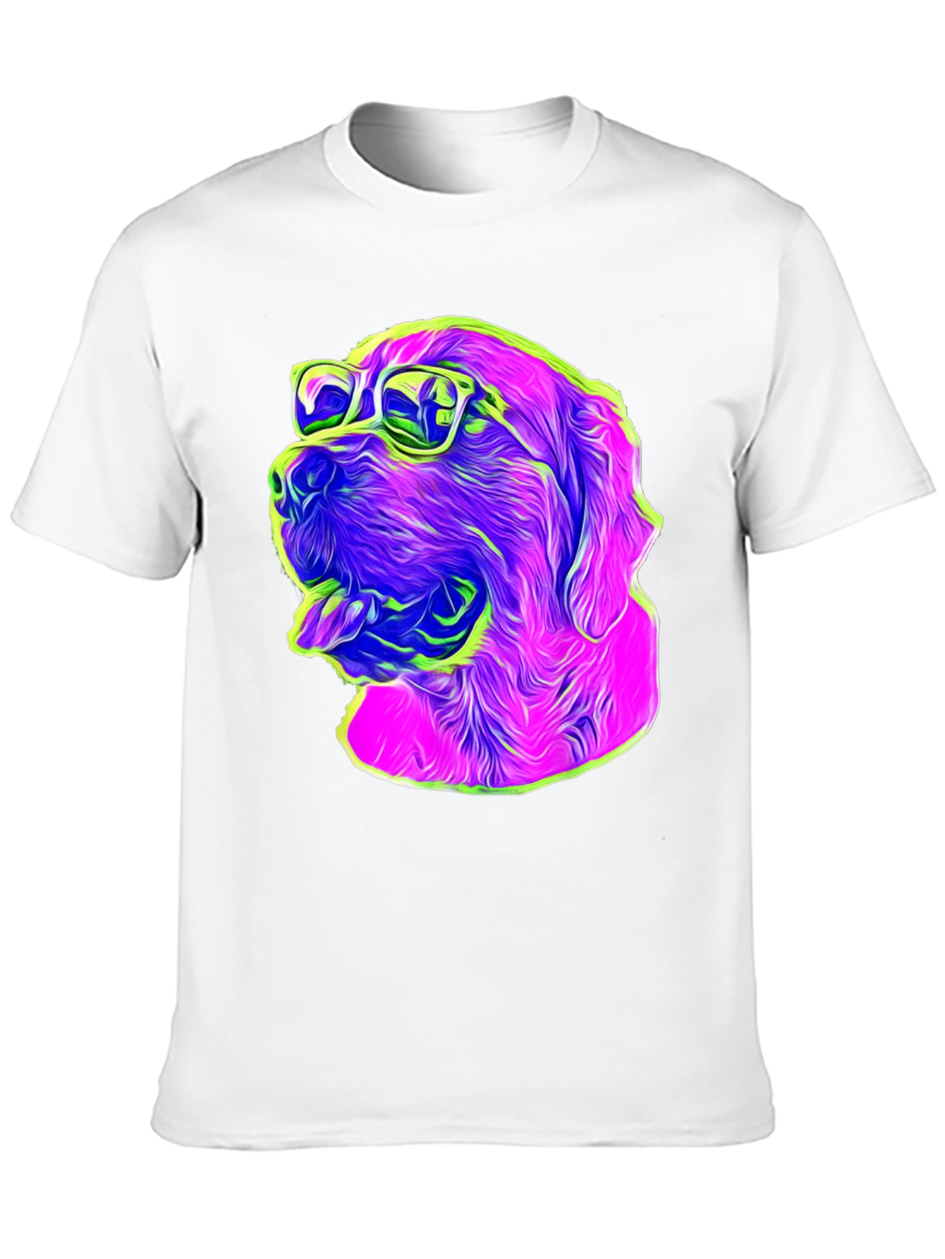 Cool Dog Graphic T-Shirt - Black