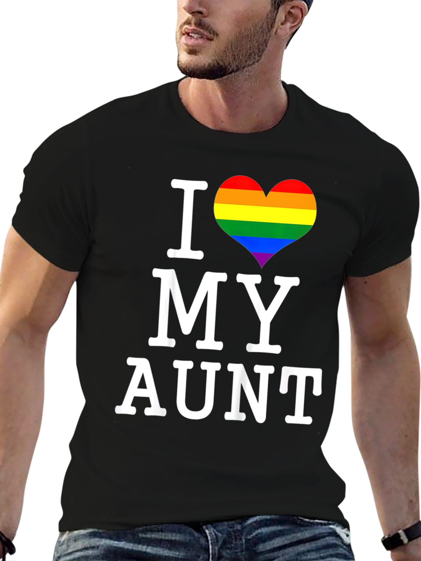 I Heart My Aunt Pride Tee