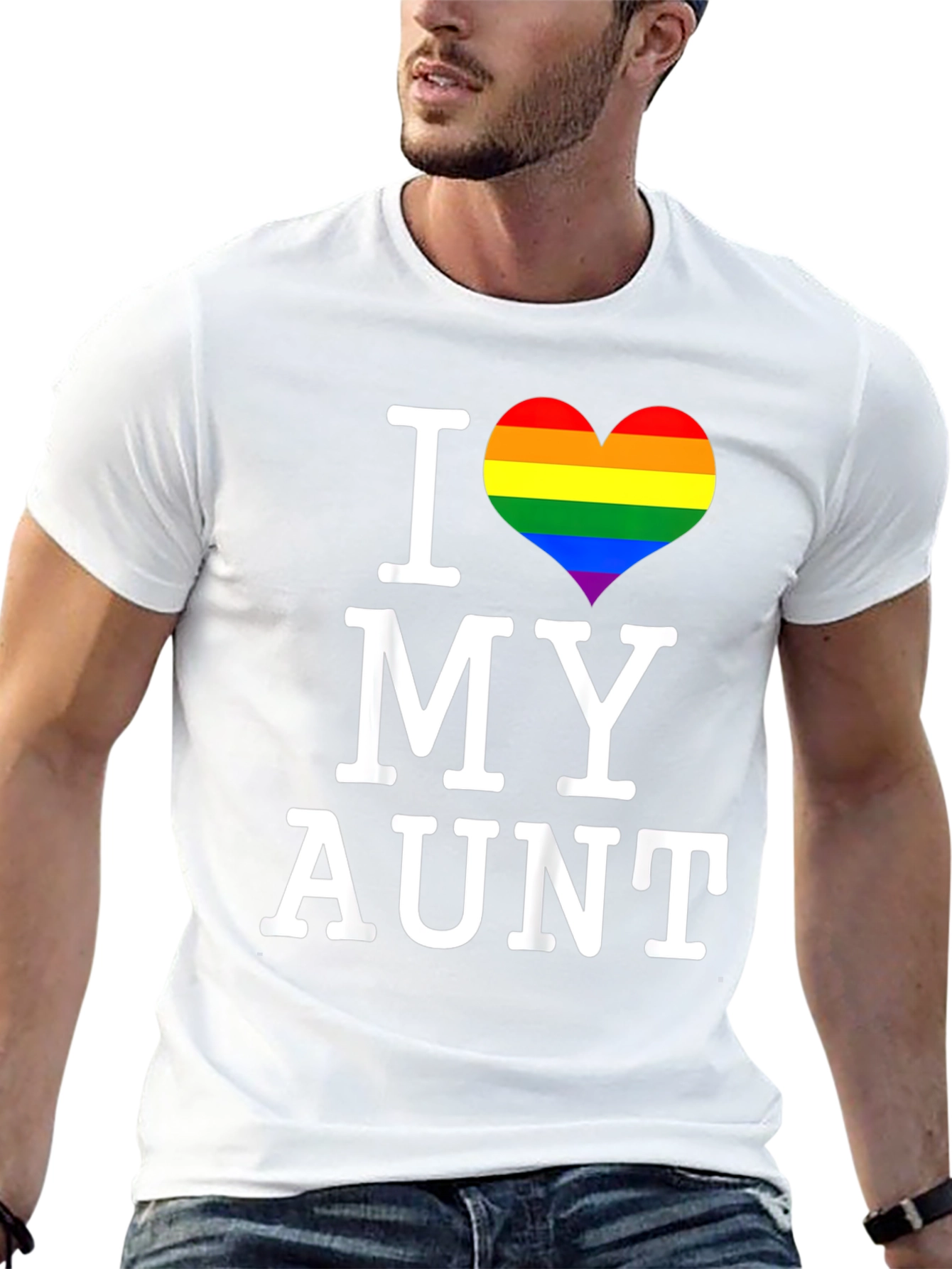 I Heart My Aunt Pride Tee