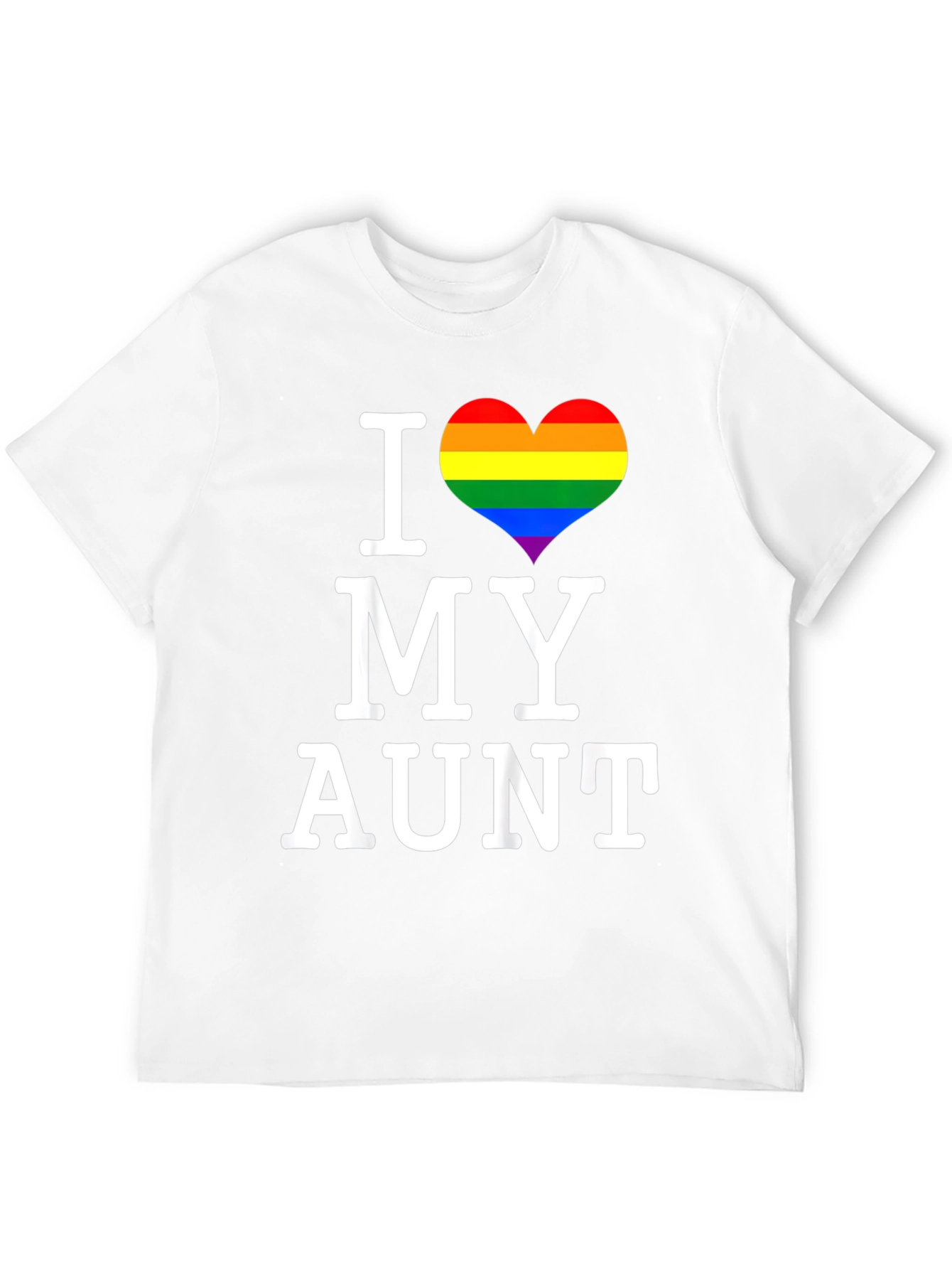 I Heart My Aunt Pride Tee