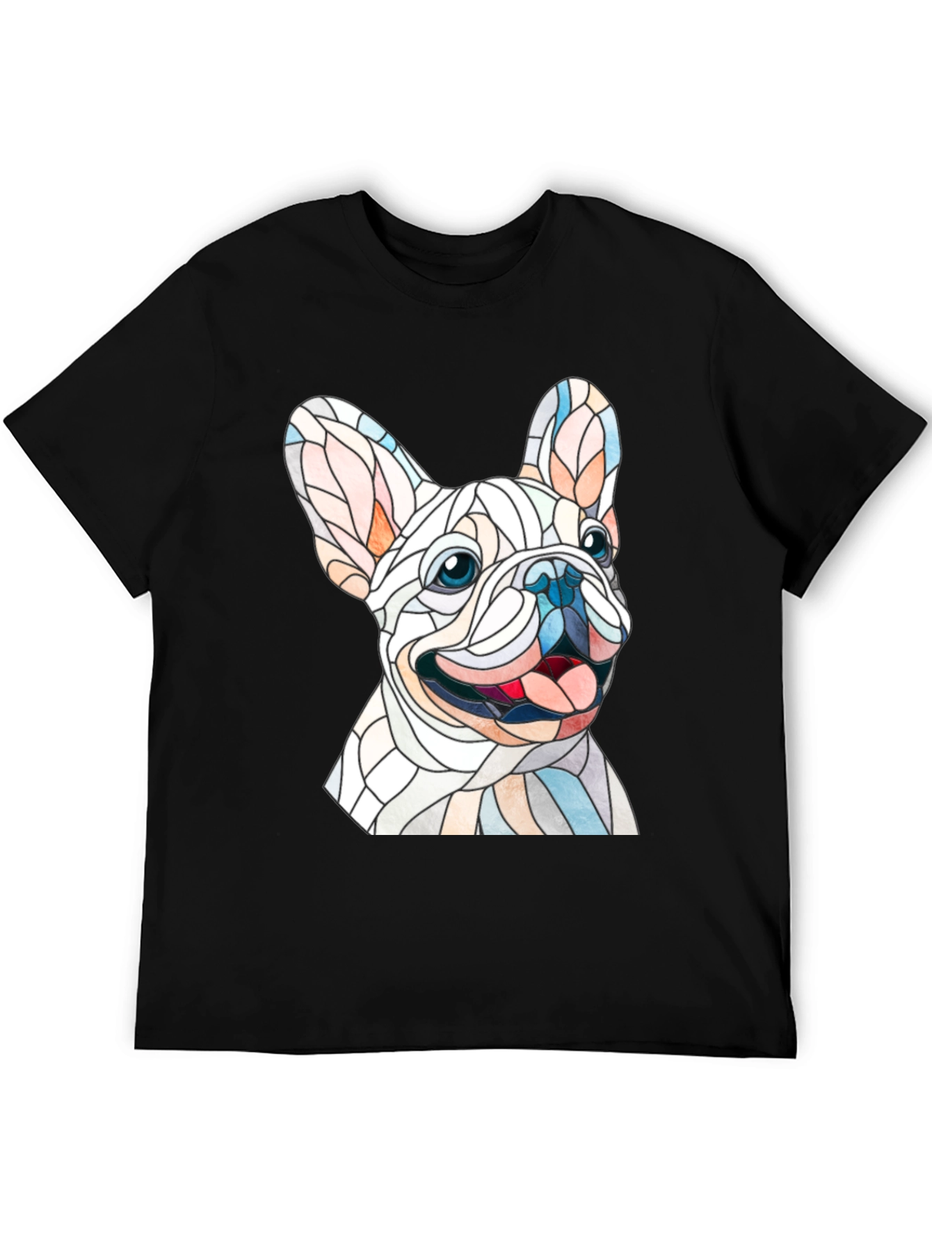 French Bulldog Stained Glass T-Shirt