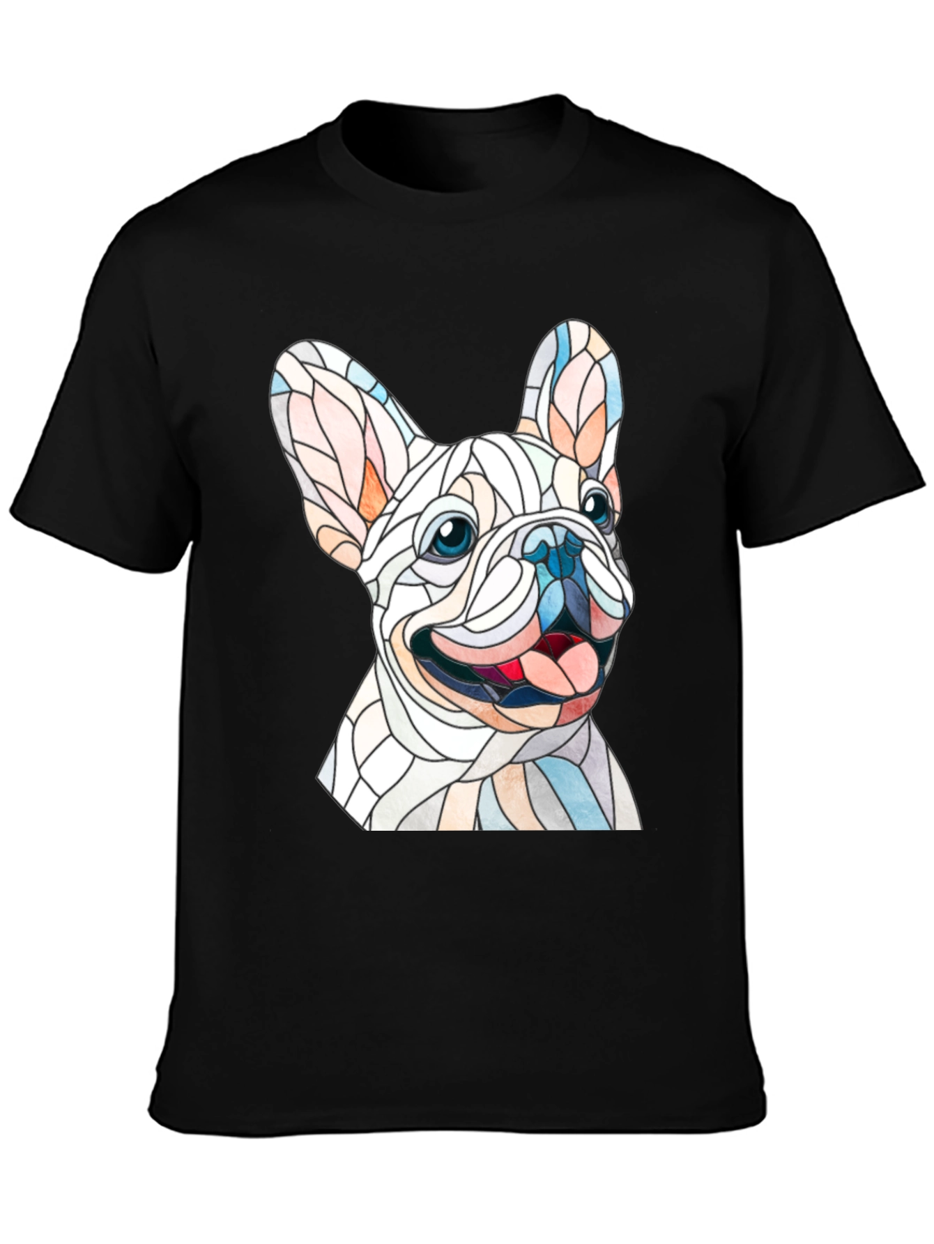 French Bulldog Stained Glass T-Shirt