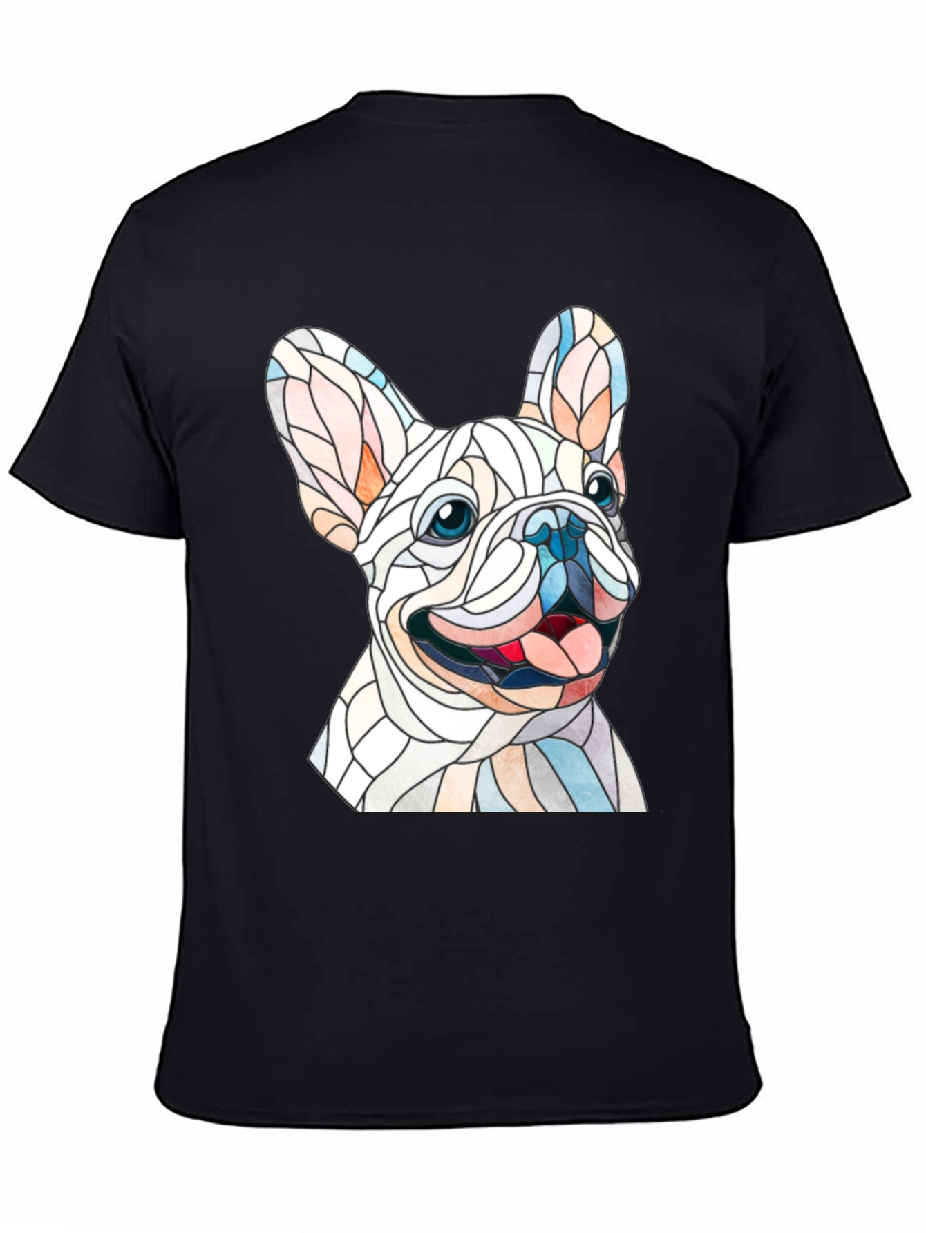 French Bulldog Stained Glass T-Shirt