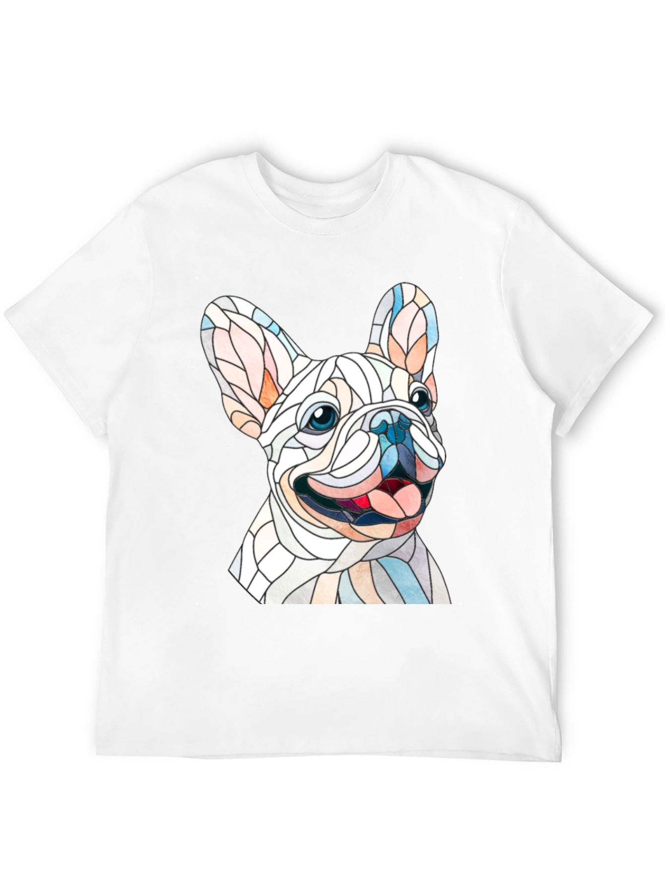 French Bulldog Stained Glass T-Shirt