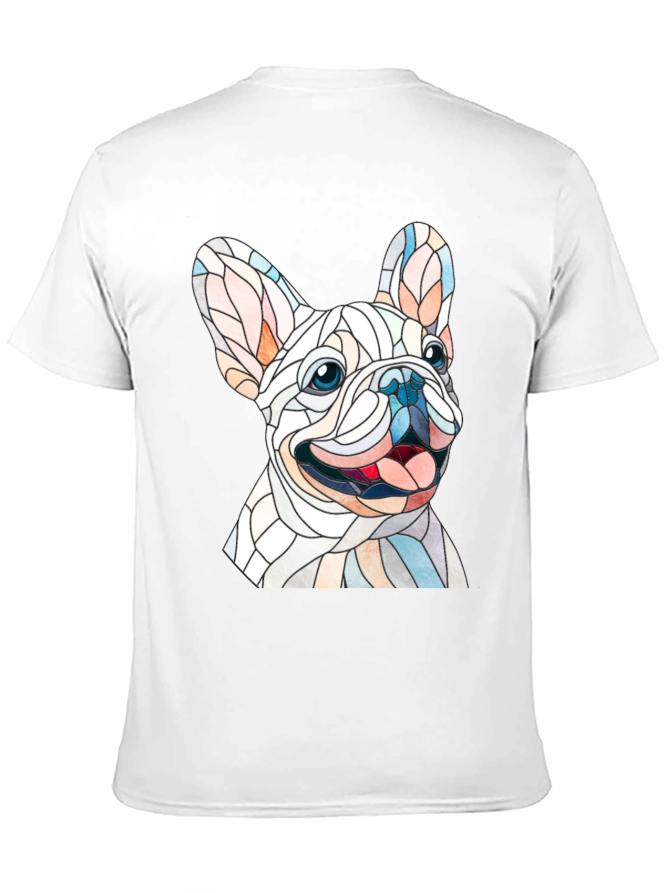 French Bulldog Stained Glass T-Shirt