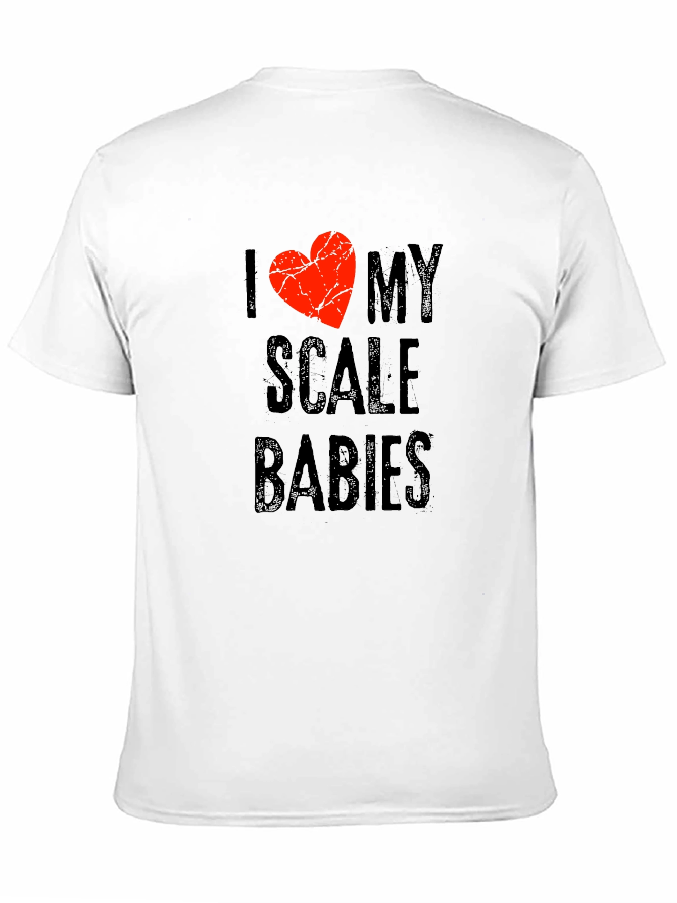 I Love My Scale Babies Graphic T-Shirt - Black
