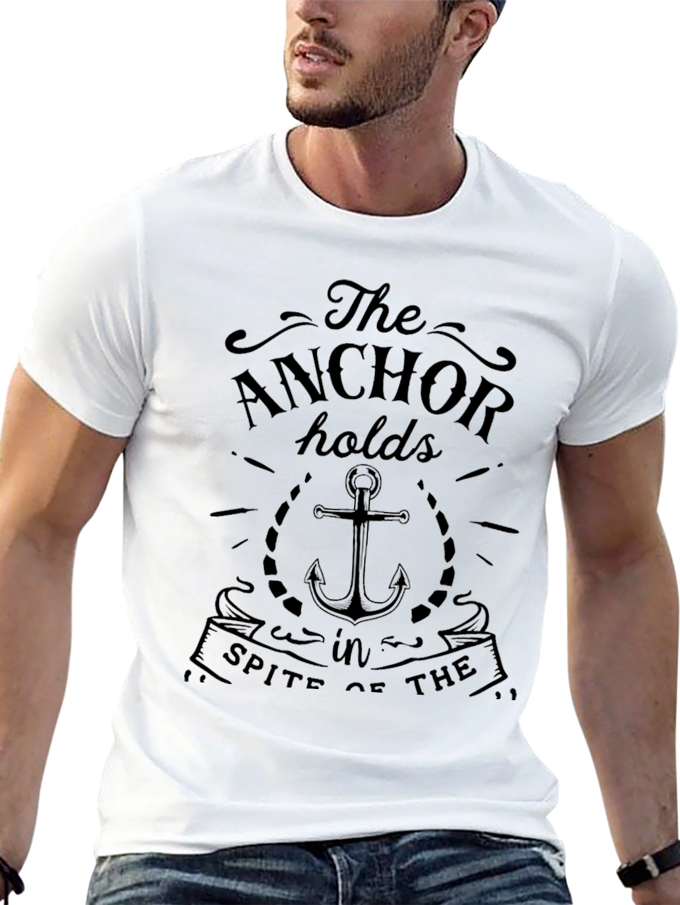 The Anchor Holds T-Shirt - Inspirational Design