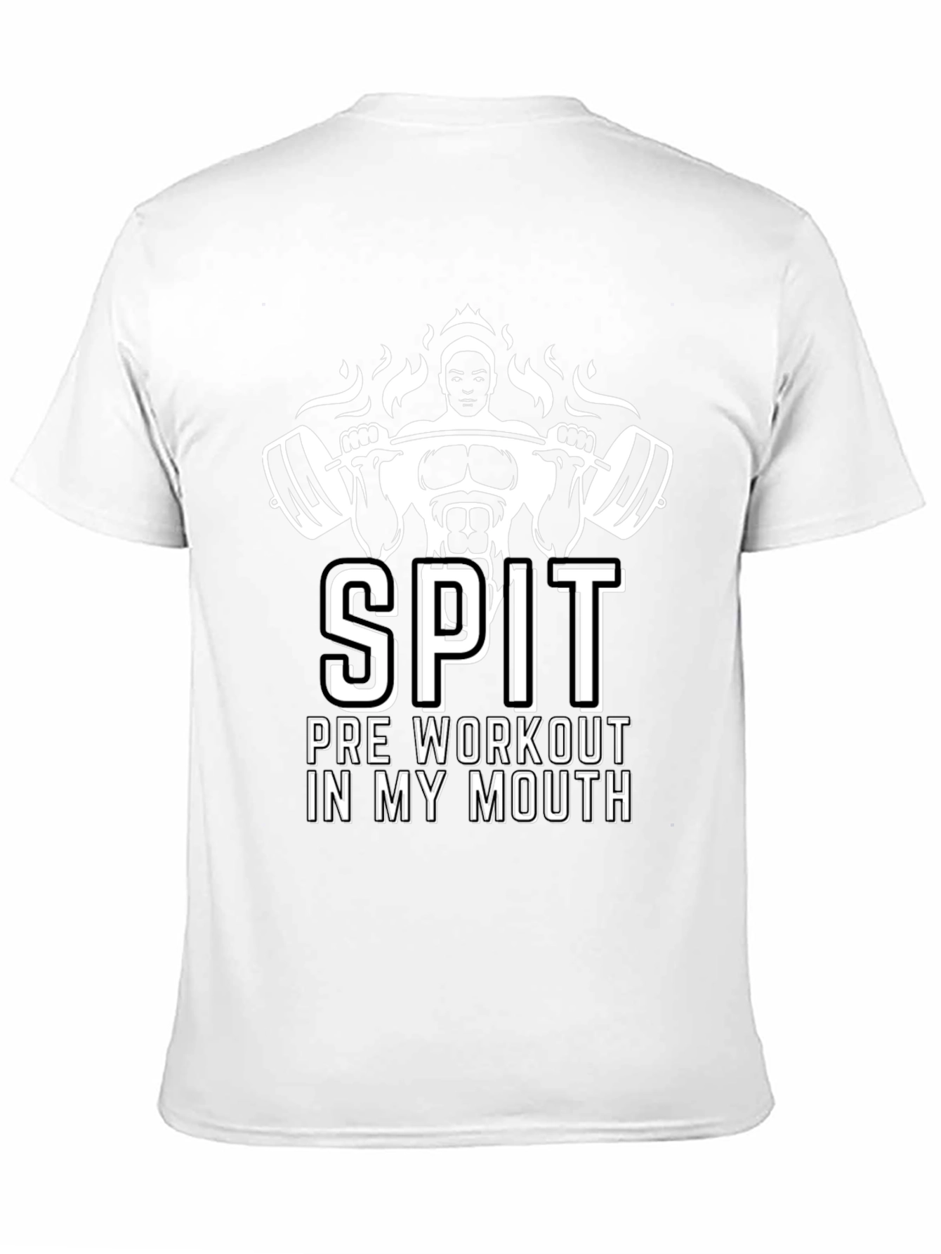 SPIT Pre Workout Funny Gym T-Shirt