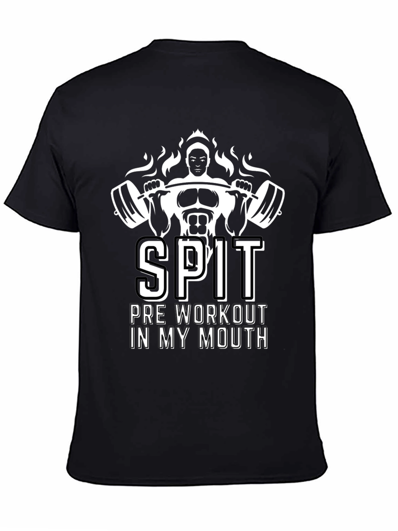 SPIT Pre Workout Funny Gym T-Shirt