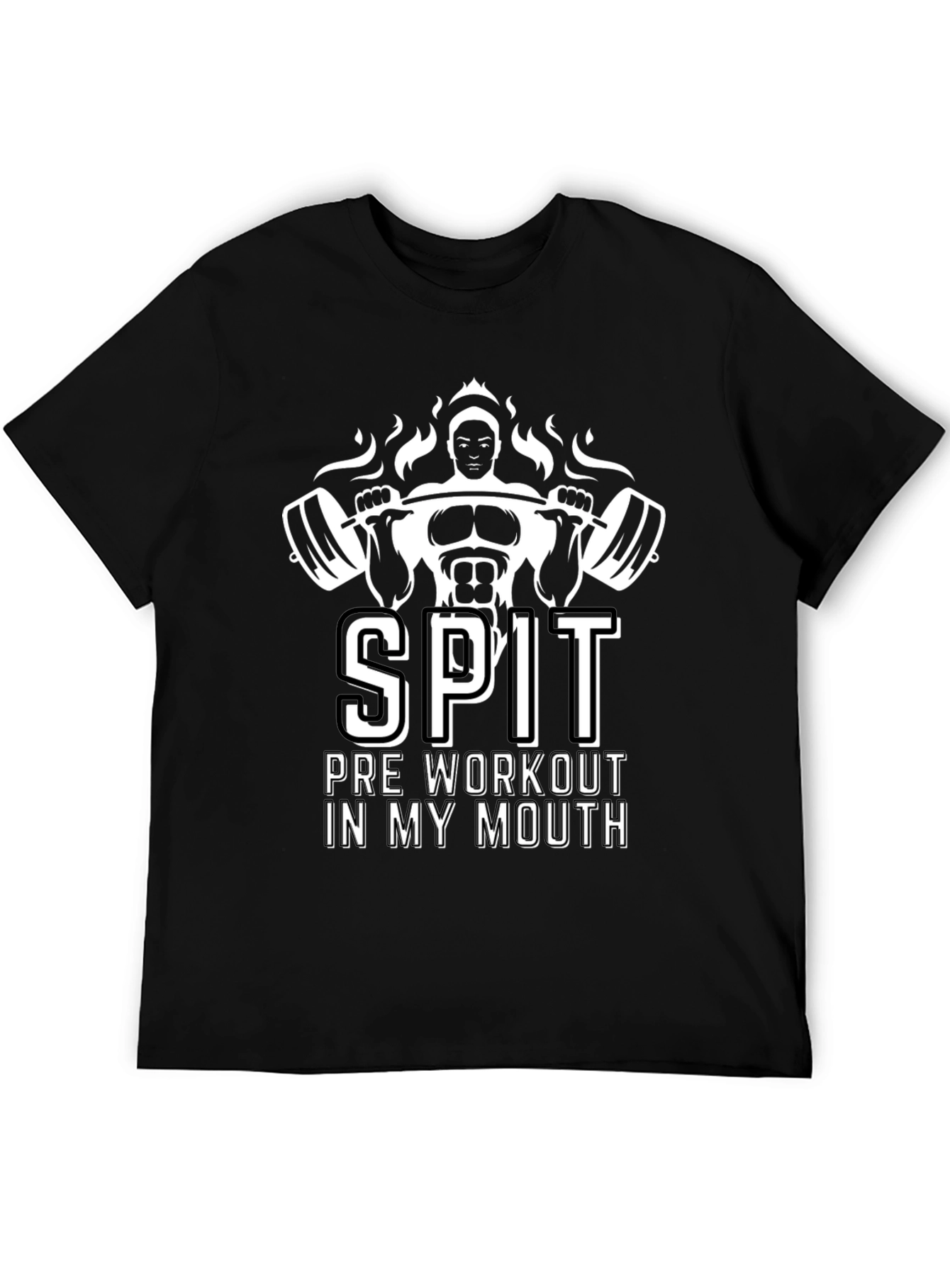 SPIT Pre Workout Funny Gym T-Shirt