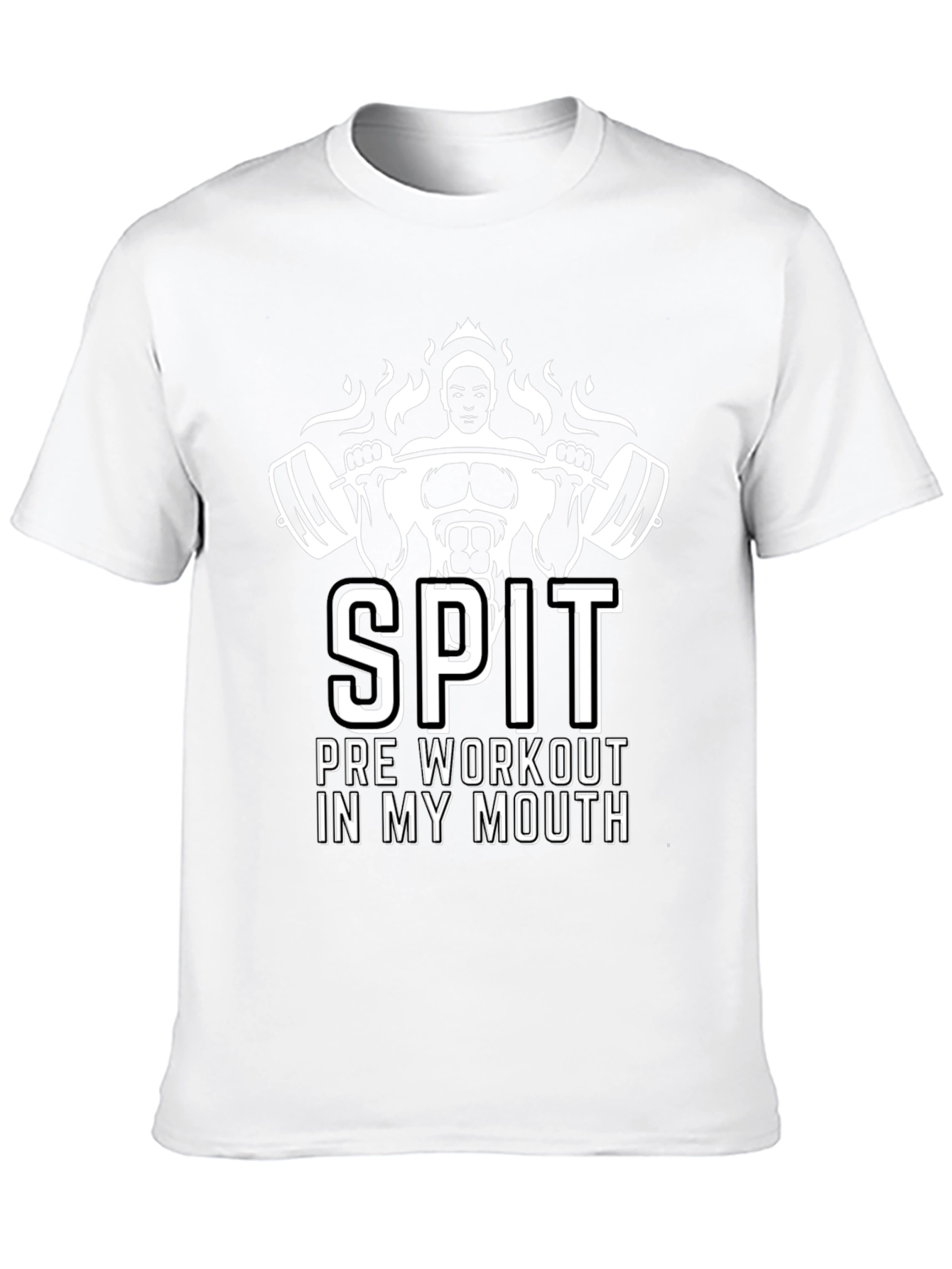 SPIT Pre Workout Funny Gym T-Shirt