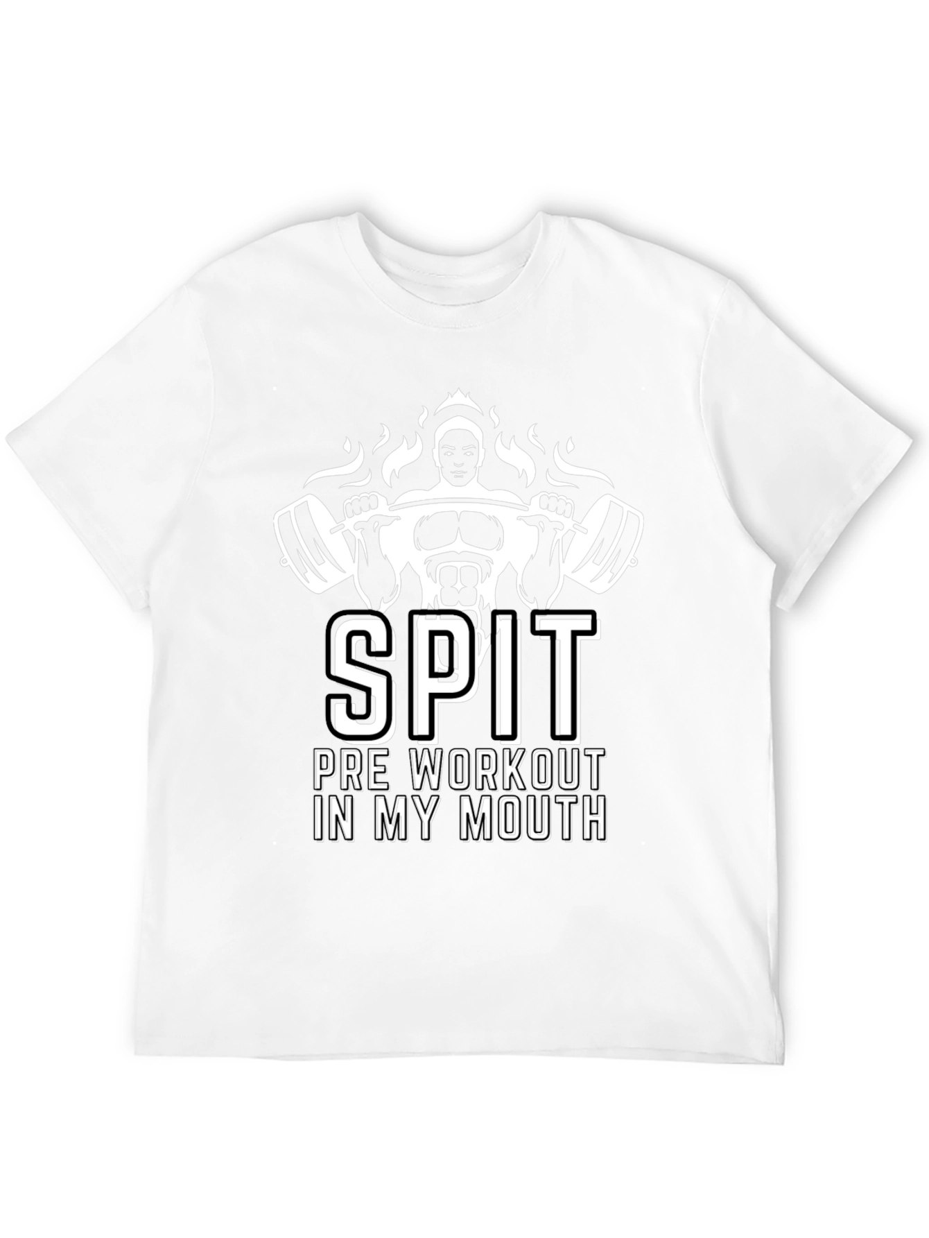SPIT Pre Workout Funny Gym T-Shirt