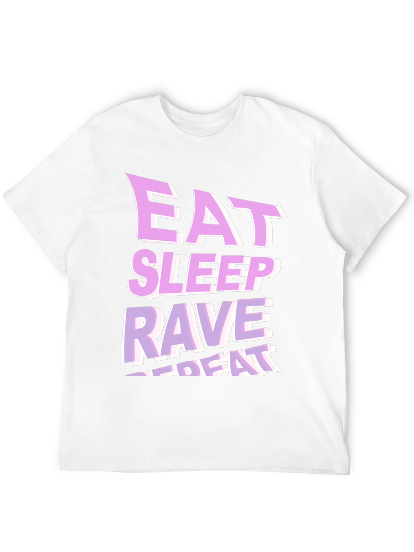Eat Sleep Rave Repeat Graphic T-Shirt