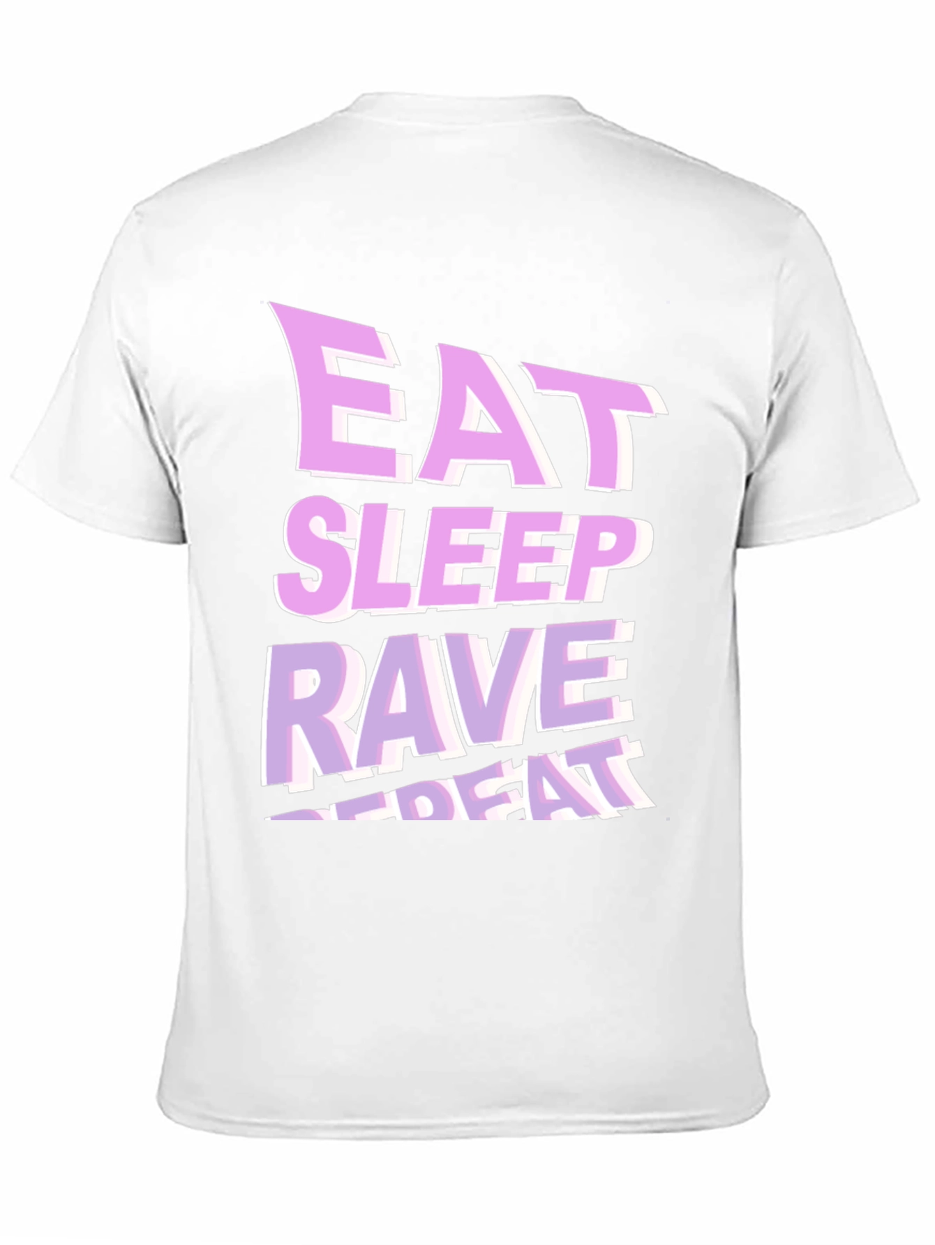 Eat Sleep Rave Repeat Graphic T-Shirt