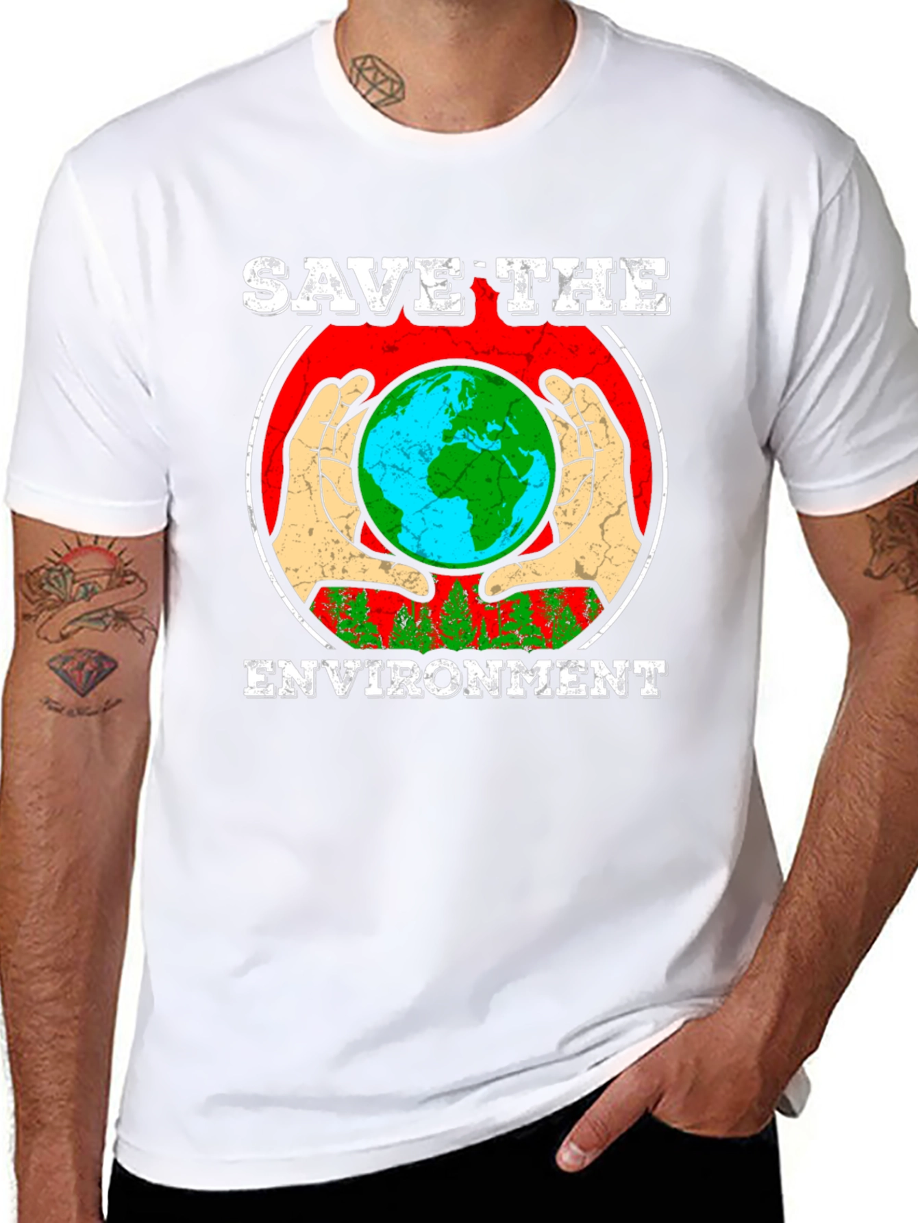 Save the Environment Graphic T-Shirt