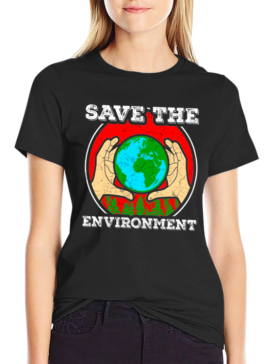 Save the Environment Graphic T-Shirt