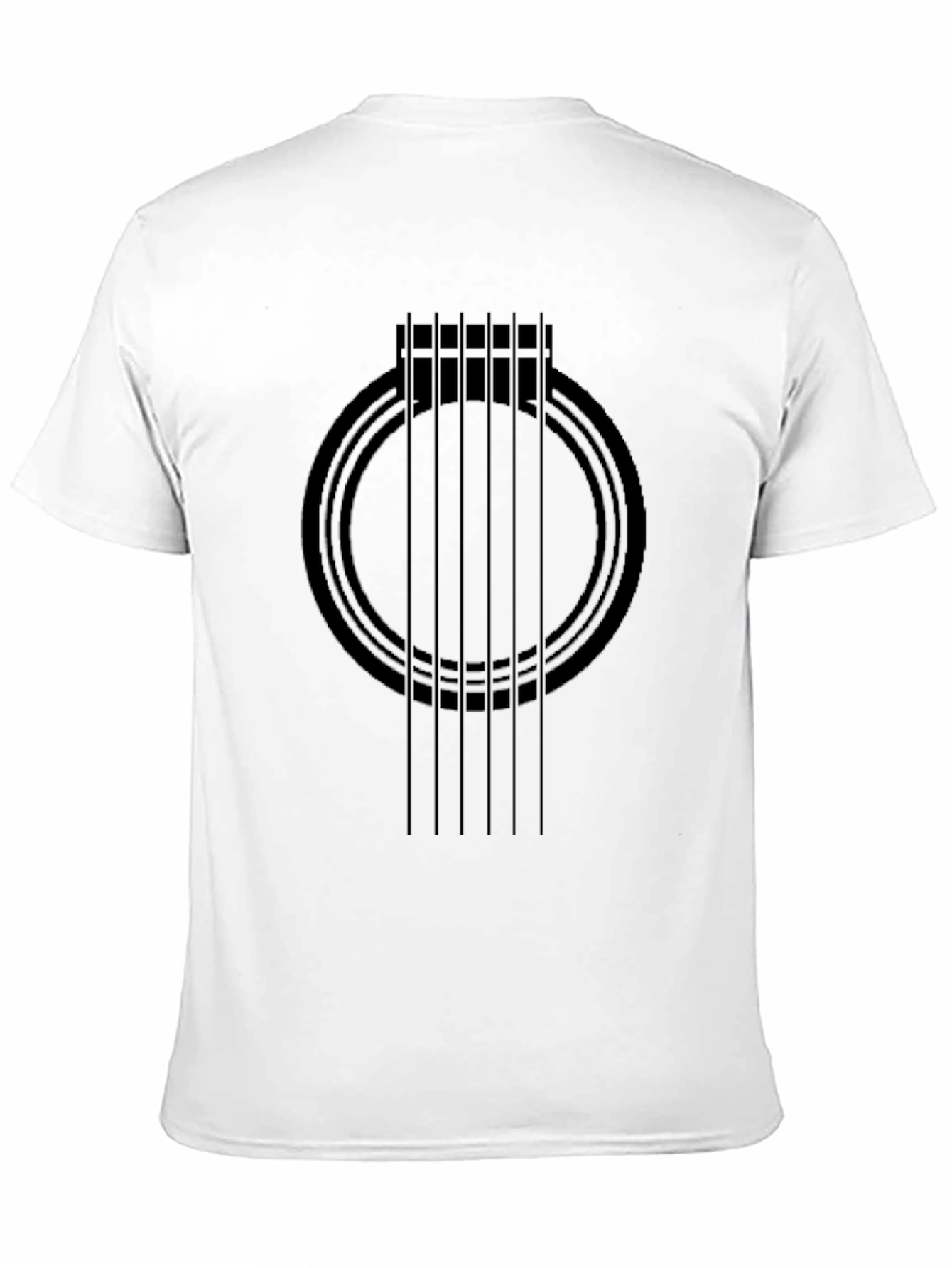 Guitar Graphic Black T-Shirt - Music Lover Tee