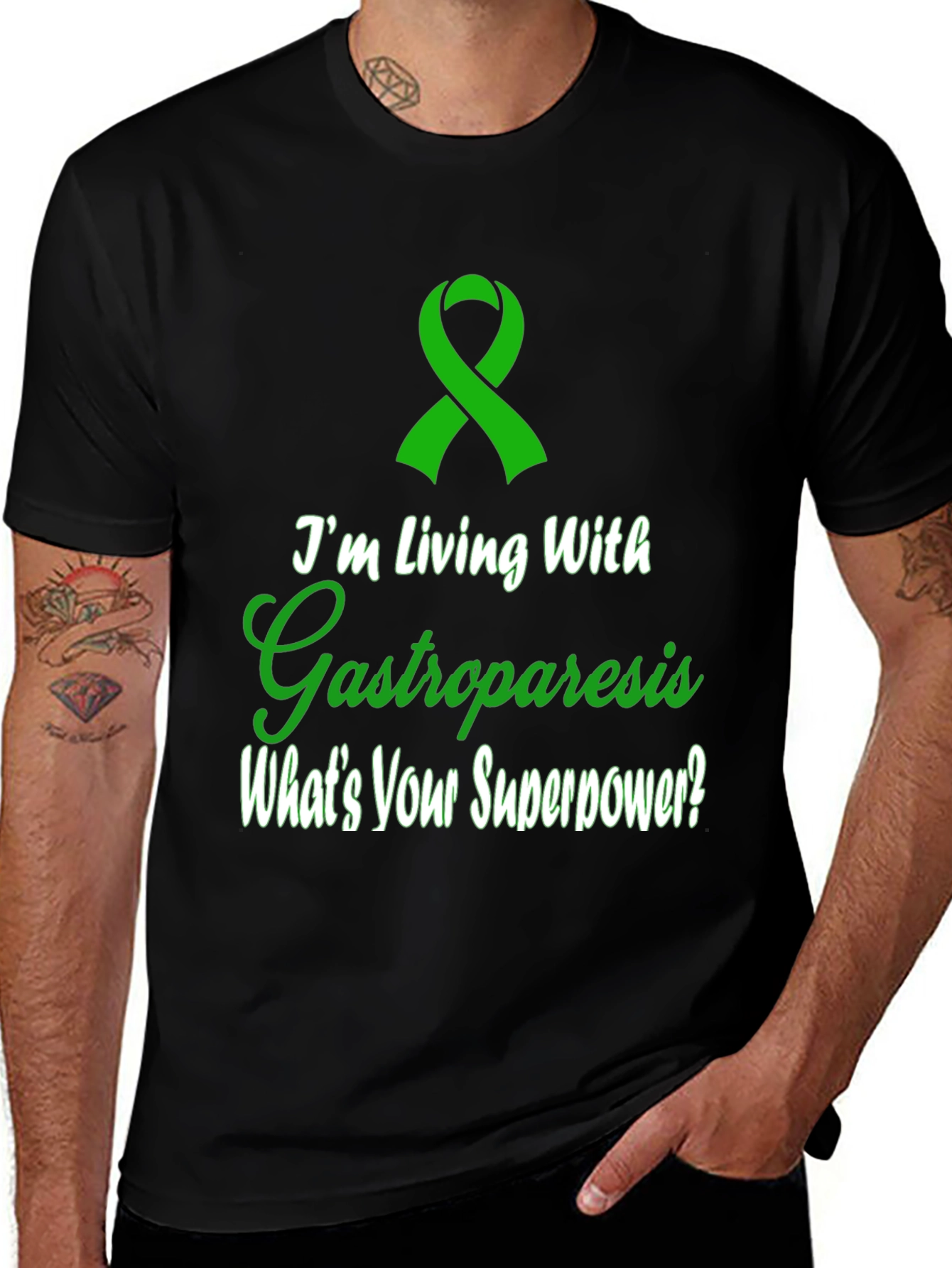 Gastroparesis Awareness T-Shirt - Whats Your Superpower?