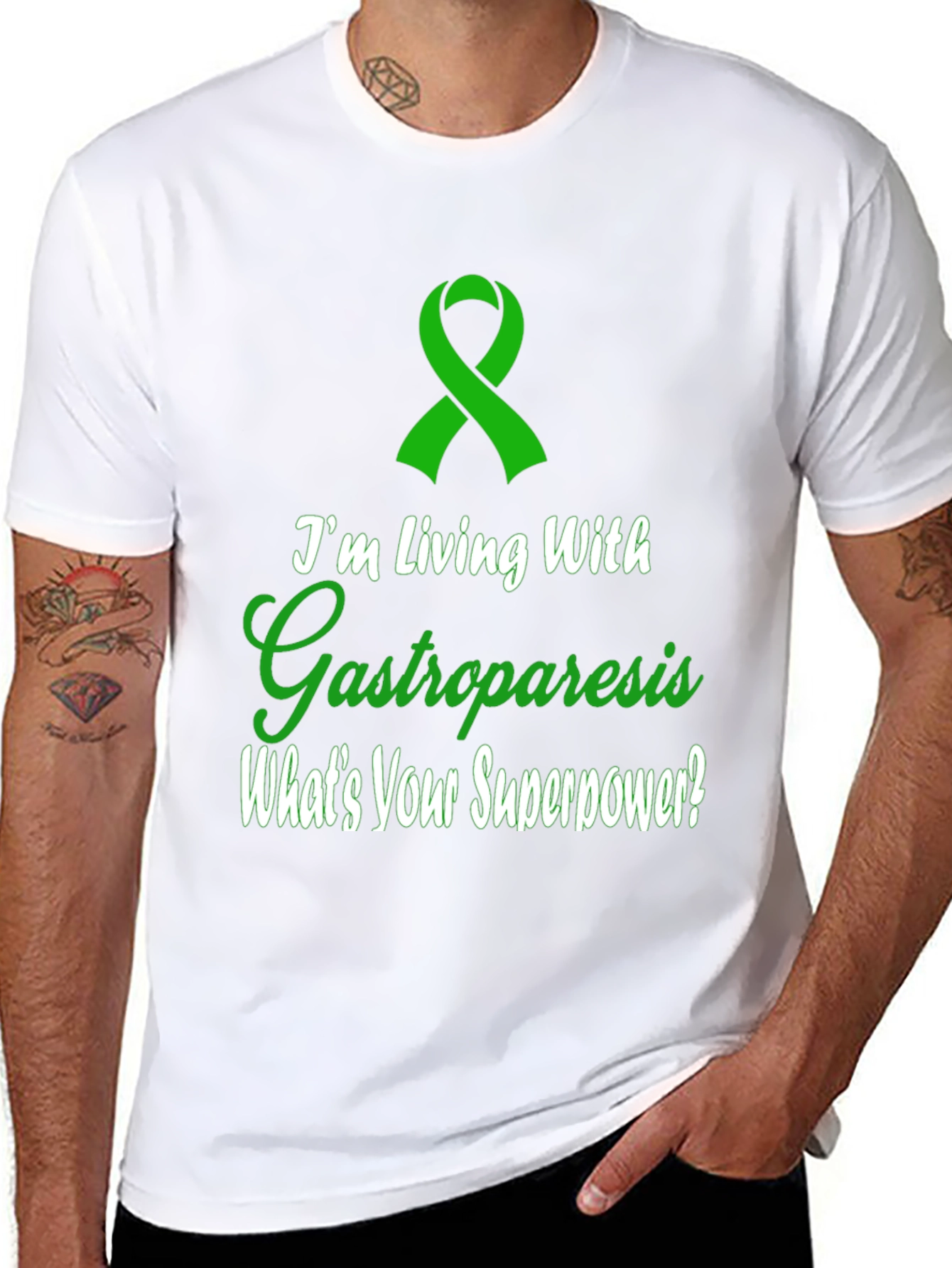 Gastroparesis Awareness T-Shirt - Whats Your Superpower?