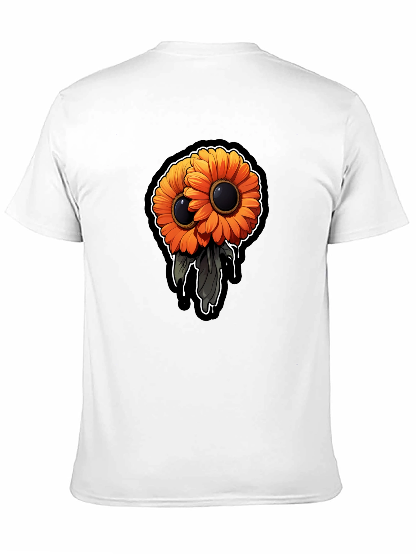 Gothic Double Sunflower Graphic Tee