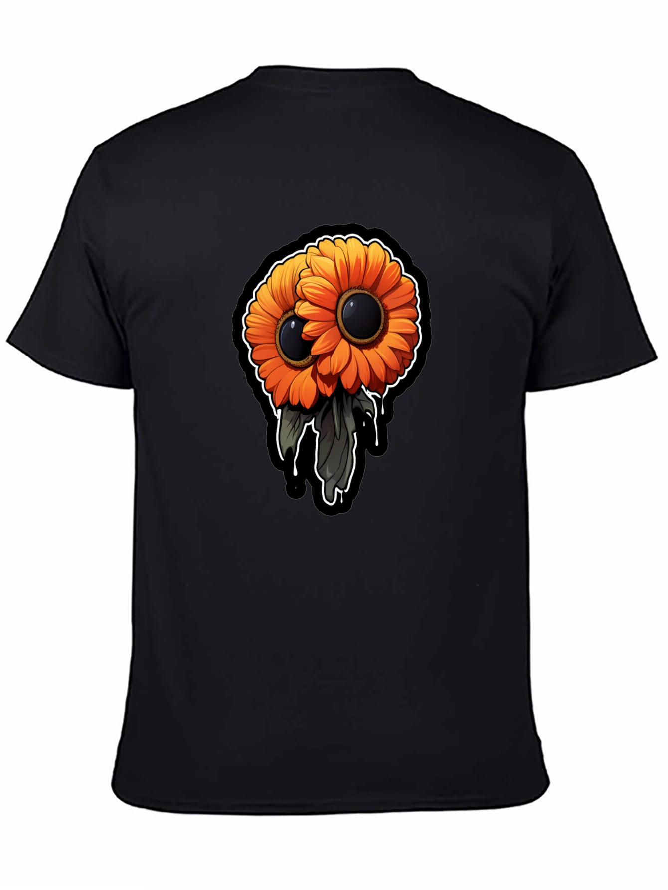 Gothic Double Sunflower Graphic Tee