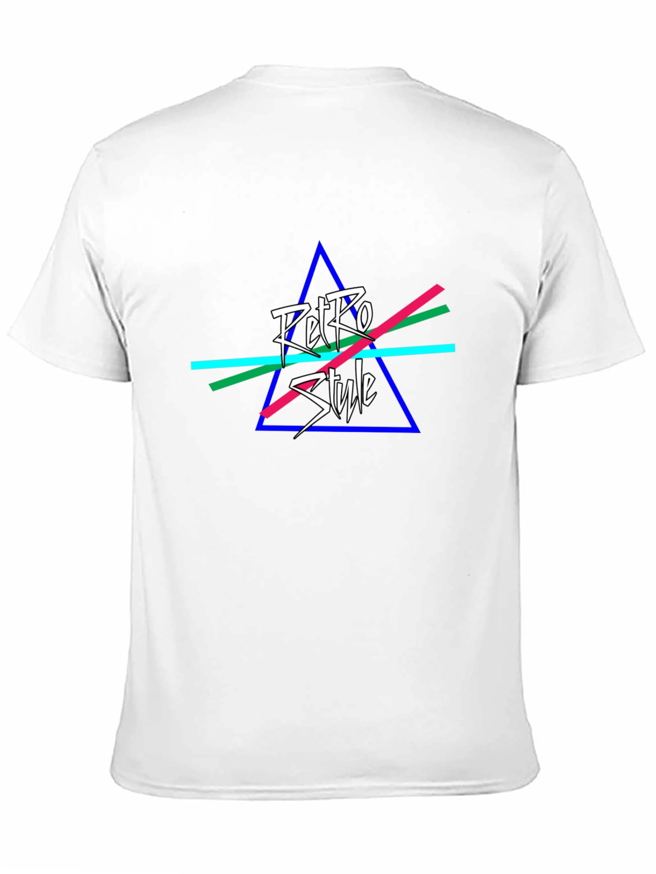 Retro Style Black T-Shirt