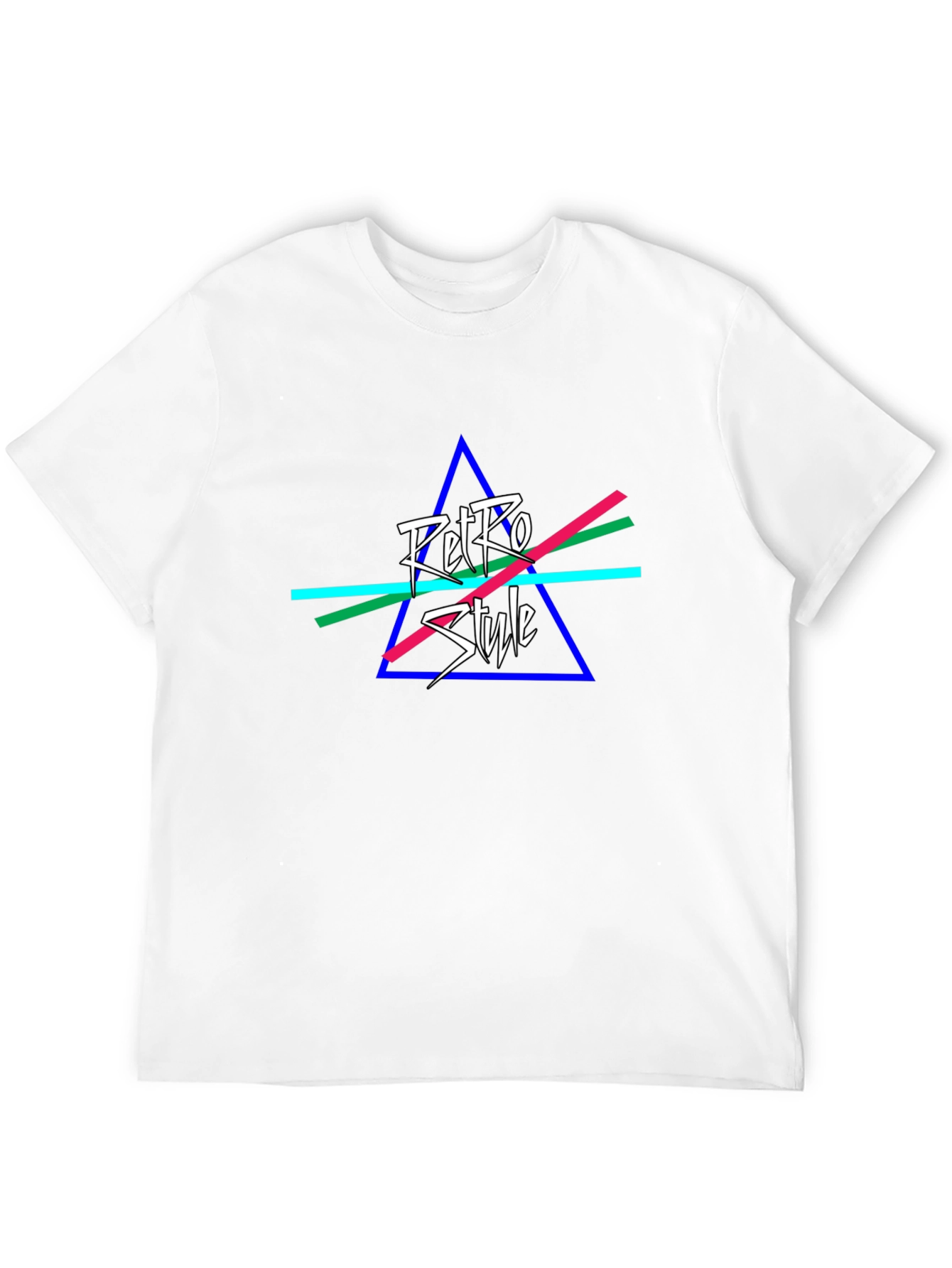 Retro Style Black T-Shirt