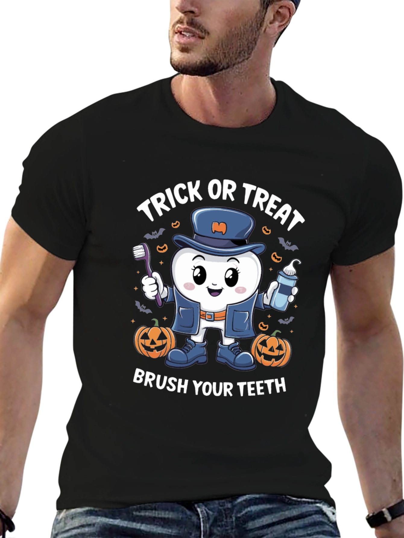 Trick or Treat Brush Your Teeth T-Shirt
