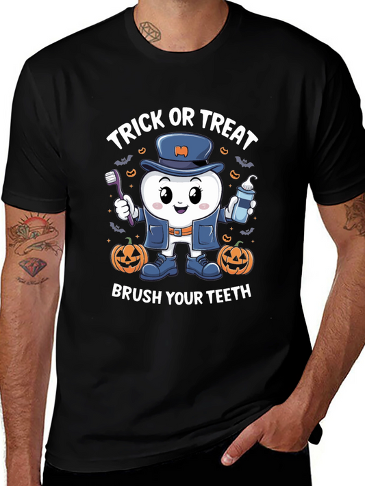 Trick or Treat Brush Your Teeth T-Shirt