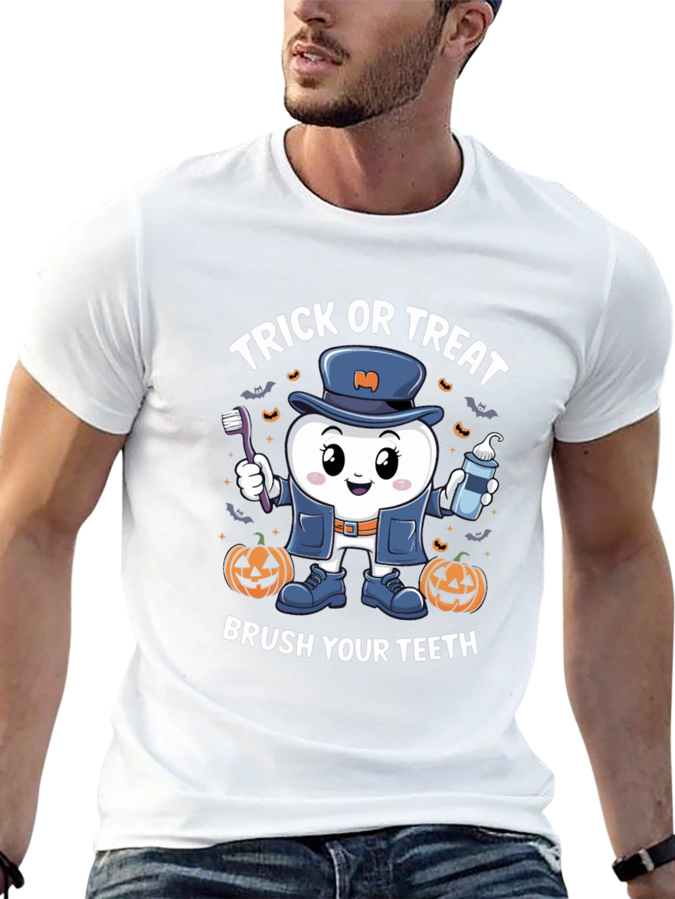 Trick or Treat Brush Your Teeth T-Shirt