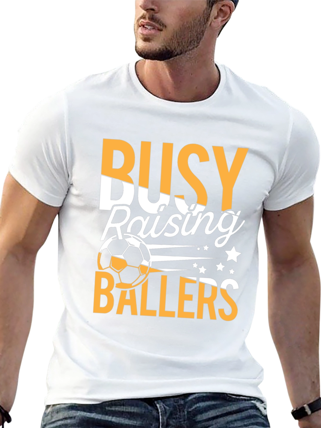 Busy Raising Ballers Graphic T-Shirt