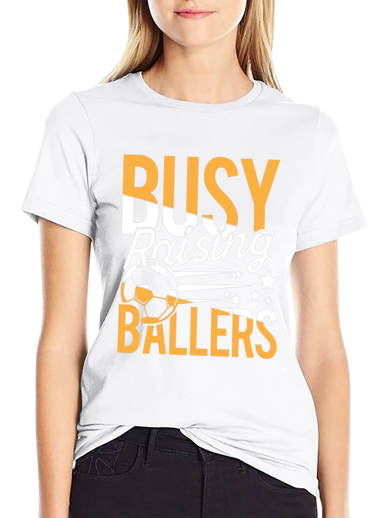 Busy Raising Ballers Graphic T-Shirt